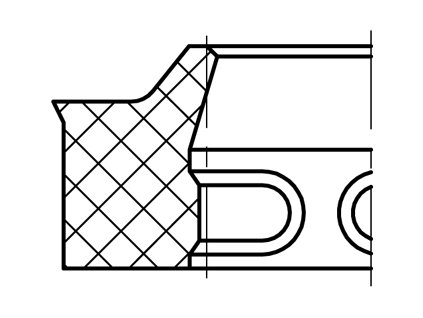 Stierak AE42 65x 75,6x 5,3/ 7 AU90 DIN