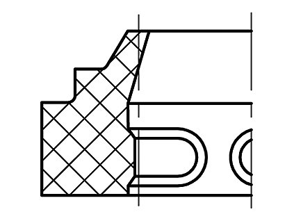 Stierak AE47 65x 73x 4 /7 AU90 DIN