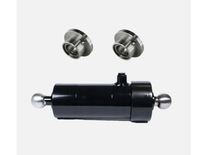Teleskopický hydraulický valec pre príves HL6011 zdvih: 500mm zváracie objímky