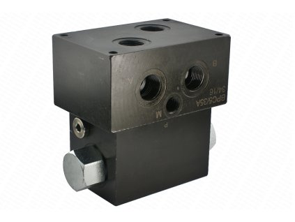 Automatický prepínací ventil pre škrabku na hnoj: 1/2" prietok: 80 l/min maximálny tlak: 350 bar