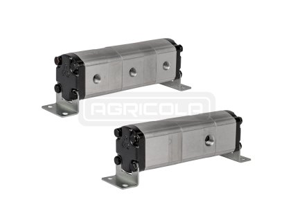 Presný ozubený delič prietoku oleja  GR20 3x11,4cm3 1xIN - 3xOUT bez vyrovnávacích ventilov. Rozsah vstupného prietoku oleja: 41,4 - 80L/min.