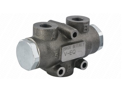 Delič prietoku 50:50 V-EQ22 závity: 3/8" prietok: 20-32L/min max tlak: 250bar