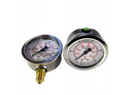 Manometer 63 mm 0-60 bar spodné pripojenie - mrazuvzdorný