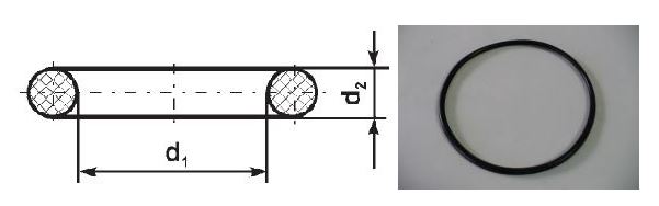 Okružok 79x2 NBR 70 Vnút. Ø Okrúžka: 79, Hrúbka Okrúžka: 2