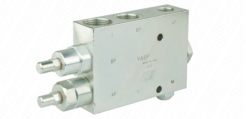 VABP poistný ventil 1/2" 80L/min(50+30) 350bar