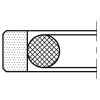 Tesnenie piesta KPOR30 125x109,5x6,3 PTFENBR