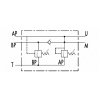VABP poistný ventil 3/4" 120L/min(80+40) 350bar