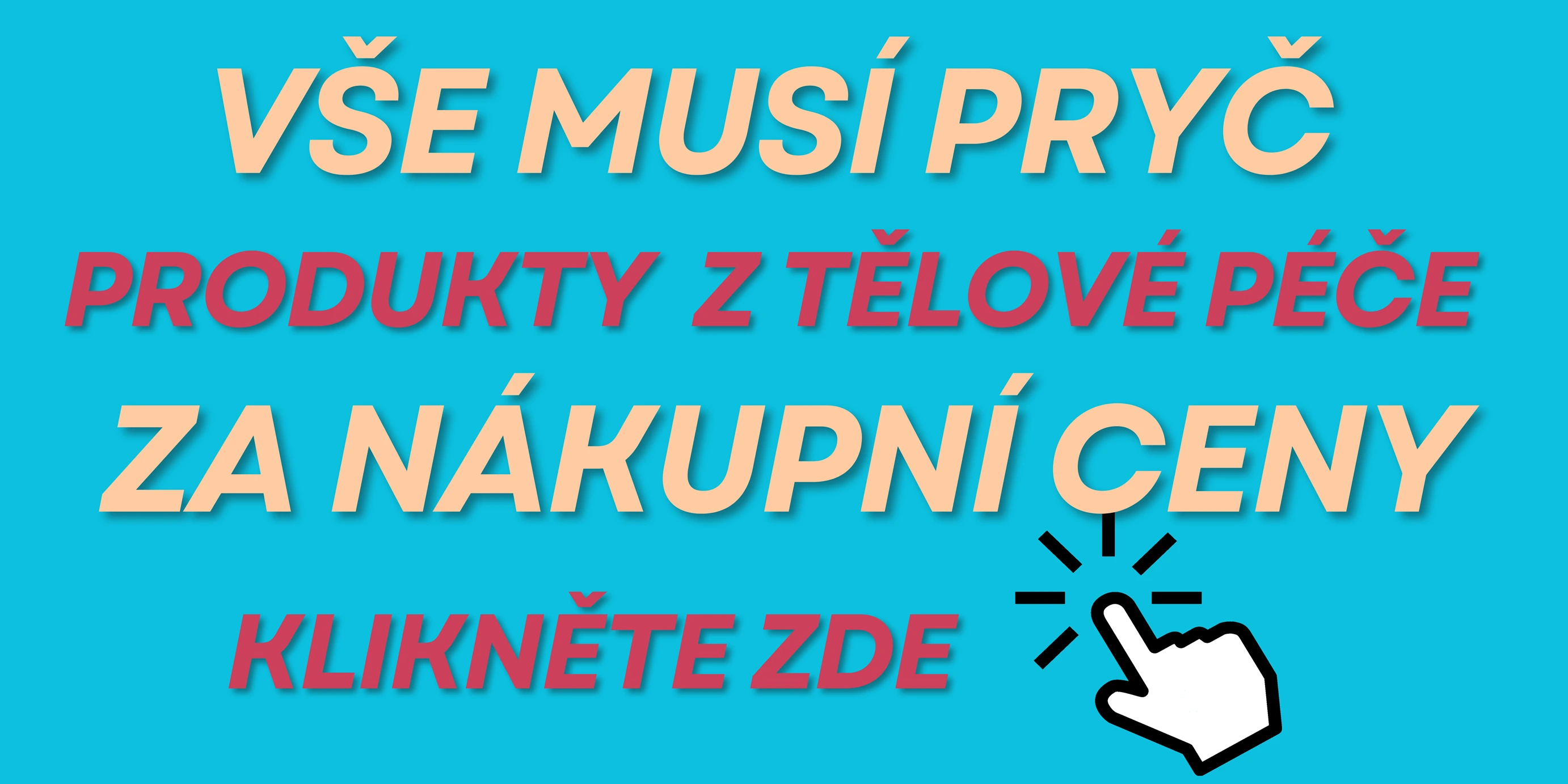 Velké slevy na tělovou péči