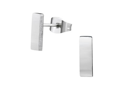 Náušnice z chirurgické oceli BAR