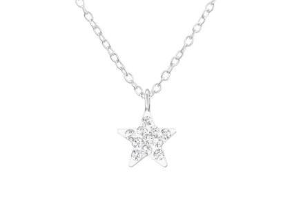 Stříbrný náhrdelník s hvězdičkou