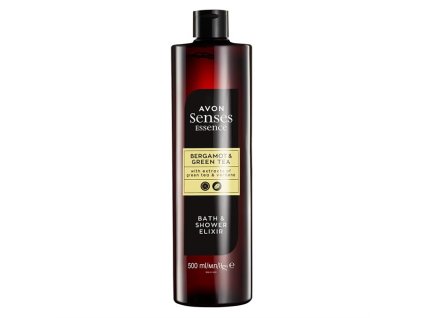 Avon Gel na sprchování a do koupele Essence s vůní bergamotu a zeleného čaje 500 ml