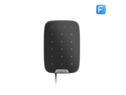Add graphics Ajax KeyPad Fibra Black