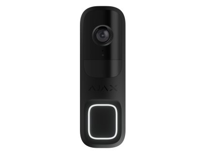 Render Black Ajax DoorBell front