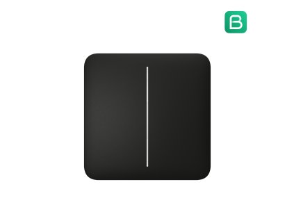 Add graphics Ajax LightSwitch (2 gang) Jeweller black