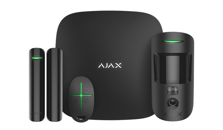 AJAX StarterKit Cam – čierna