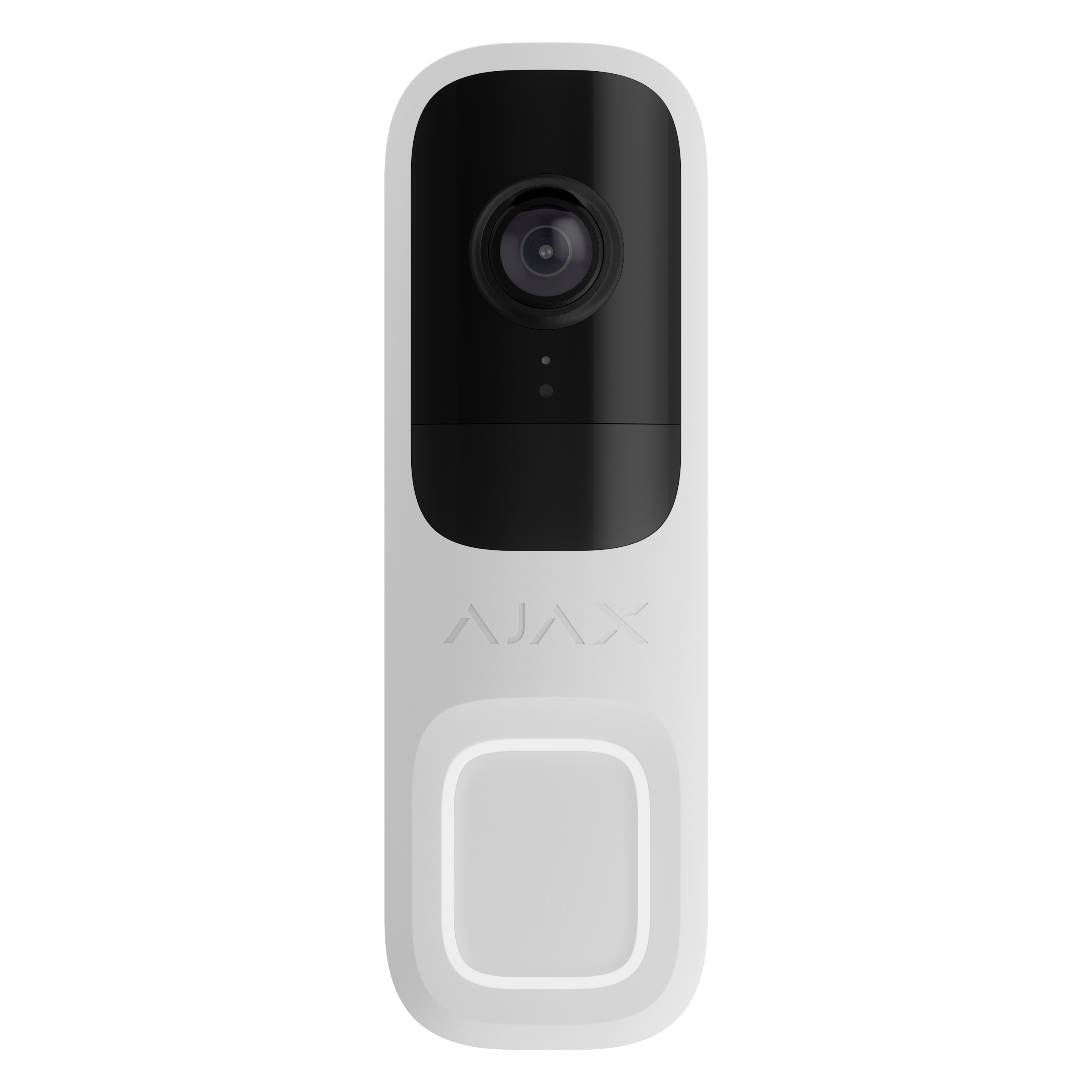 AJAX DoorBell – biely video zvonček s kamerou 4 MP