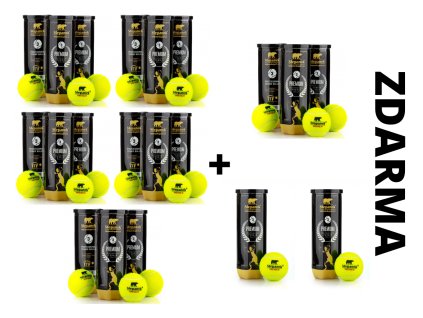 Tenisové míčky Stepanek PREMIUM 15+5 zdarma