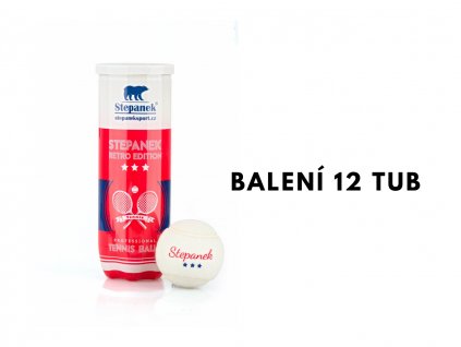 Tenisové míčky Stepanek RETRO (36ks)