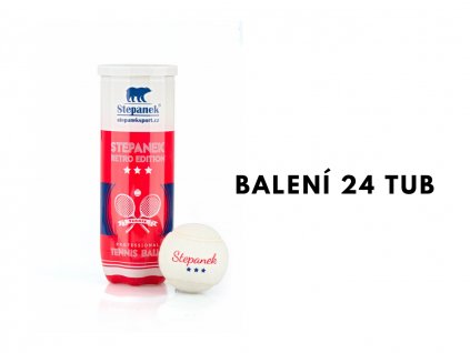Tenisové míčky Stepanek RETRO (72ks)
