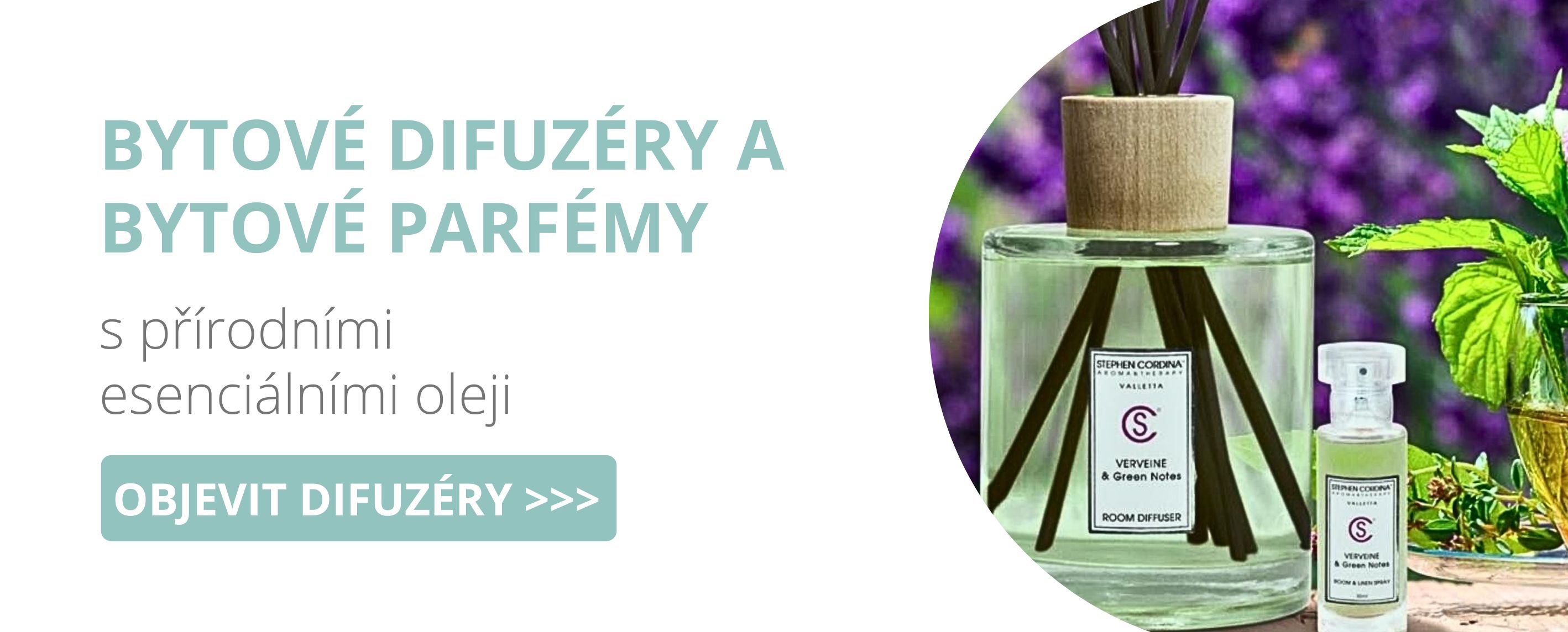 Bytové difuzéry a bytové parfémy