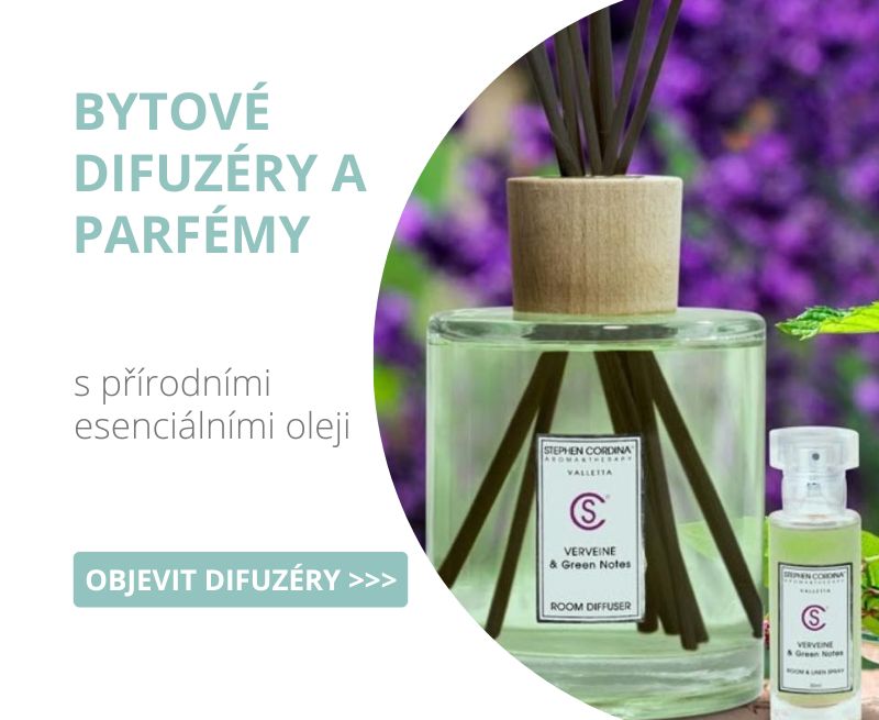 Přírodní bytové difuzéry a bytové parfémy