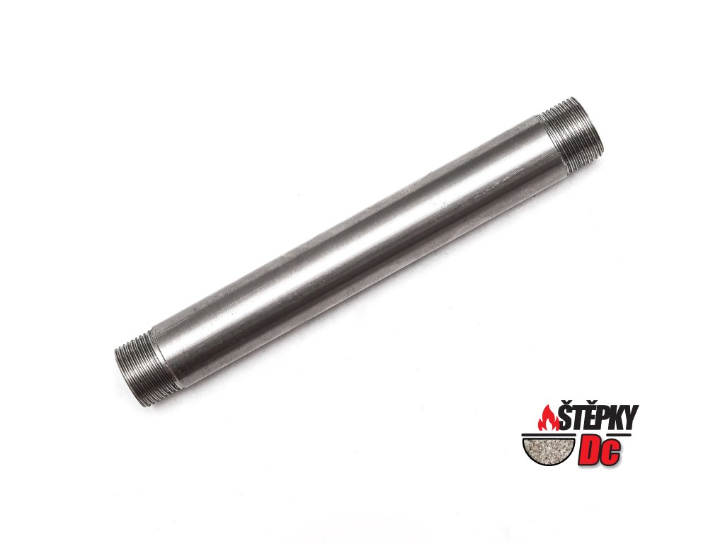 Trubka 3/4 400mm nerez dva závity