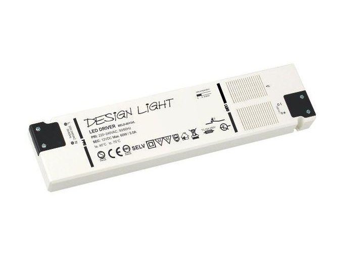 LED napájač 60W - FLAT