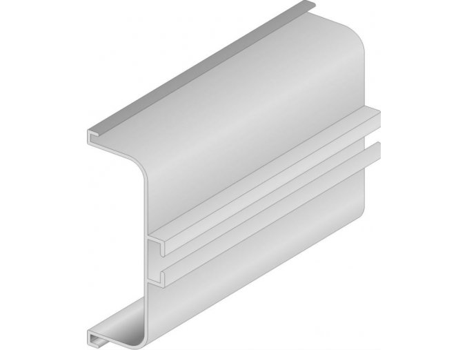 Gola bezúchytový profil C 4M biela RAL9003
