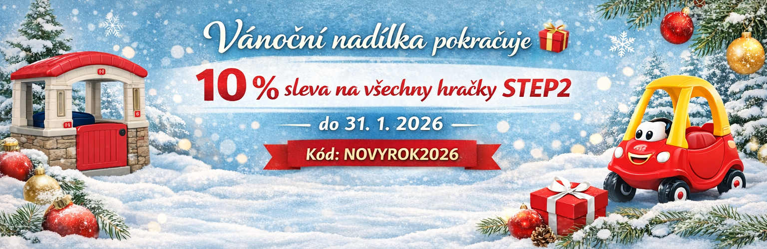 Hračky Step2 pro kluky a holky, sleva, akce na hračky