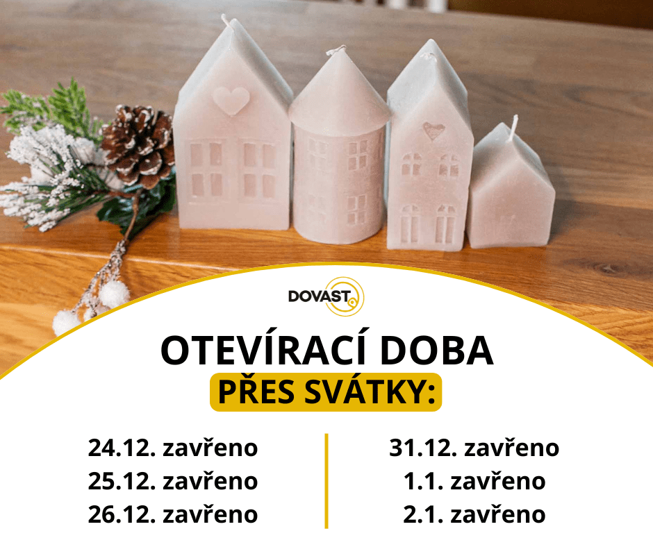 Otevírací doba během Vánočních svátků