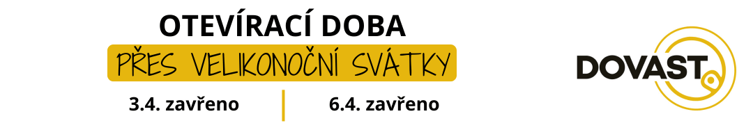 Otevírací doba přes velikonoční svátky