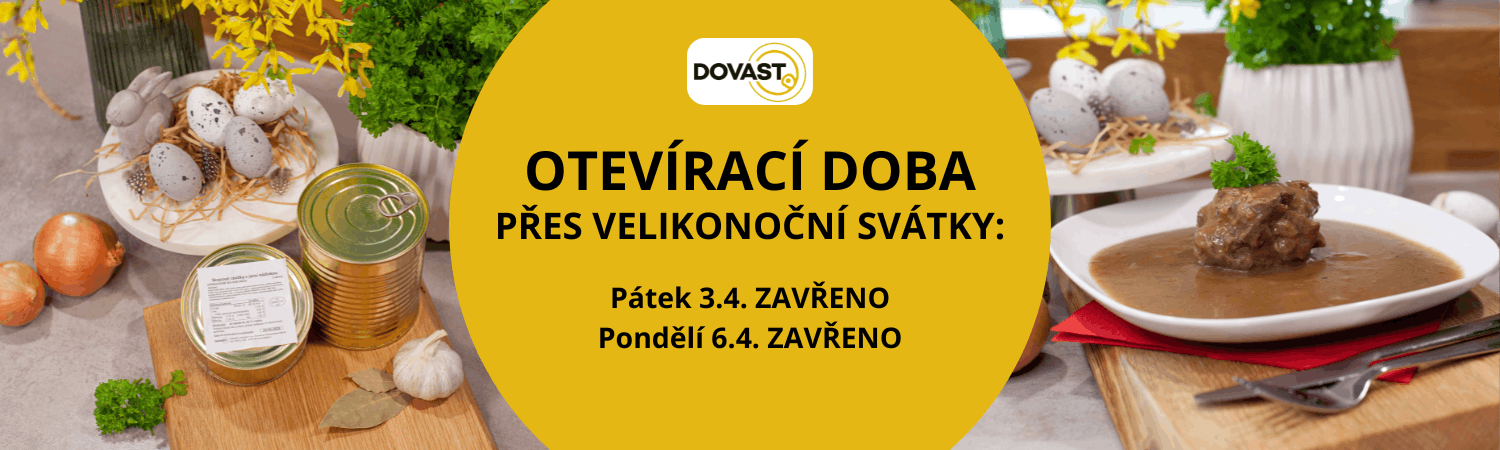 Otevírací doba přes velikonoční svátky