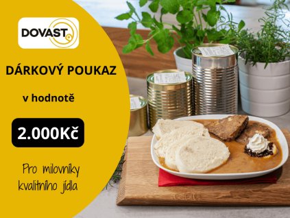 Dárkový poukaz 2.000 Kč