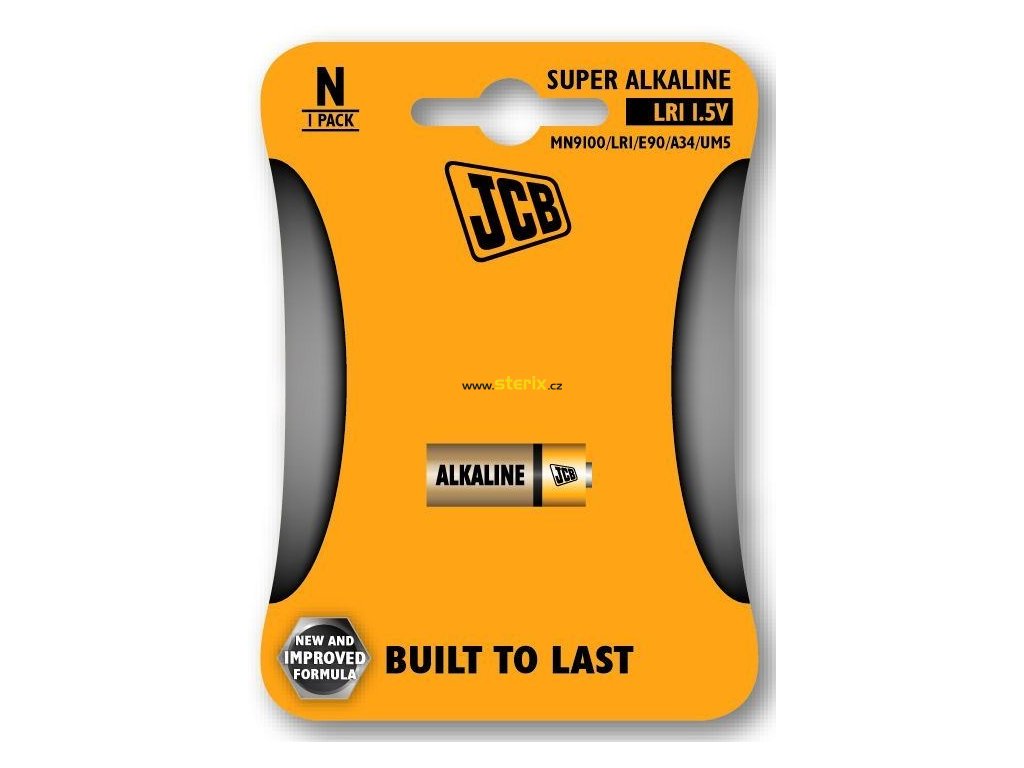 Batéria 1,5V E90/LR1 JCB Super Alkaline 1ks (blister)