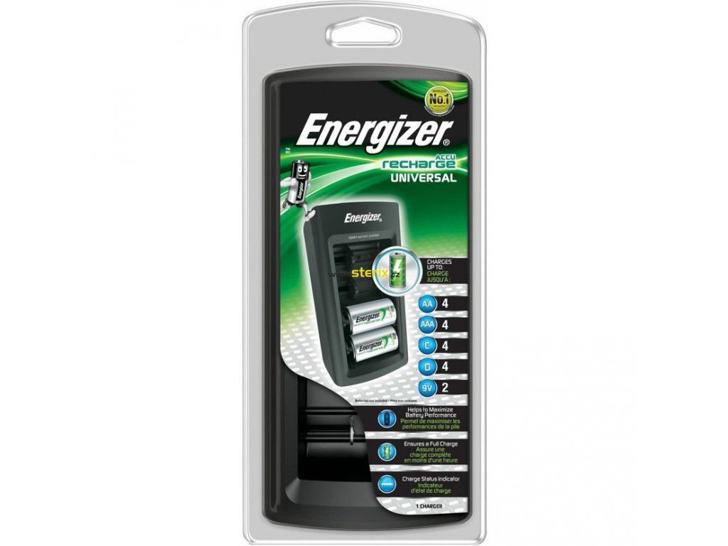 Nabíječka baterií Energizer Universal LCD