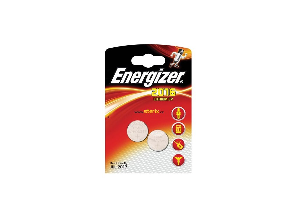 Batéria 3V CR2016 ENERGIZER 2ks (blister)