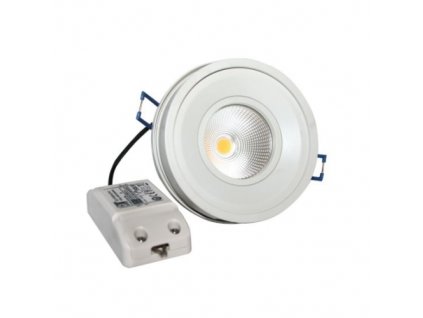 COB LED bodovka BEL 10W/230V/4000K/750Lm/IP20/60°, kruhová bílá