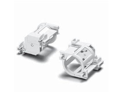 Objímka startéru plastová bílá