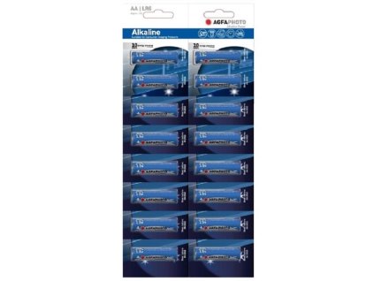 Power alkalická baterie 1,5V LR6/AA, 16ks blistr