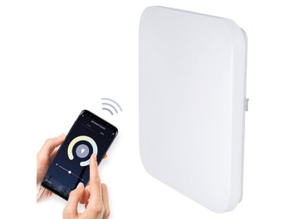 LED stropní svítidlo SMART WIFI 28W/230V/1960Lm/3000-6500K/120°/IP20, 38cm x 38cm, bílé