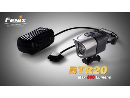 LED nabíjecí cyklo svítilna Fenix BTR20 800Lm s externím Li-Ion akumulátorem 7,4V/2600mAh
