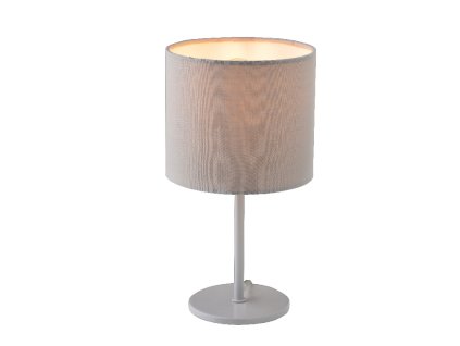 Stolní lampa ARIOSO max. 40W/E14/230V/IP20, šedá