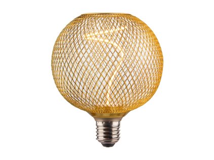LED Filament žárovka G125 5W E27 270Lm 1800K