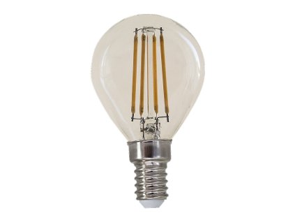 LED Filament žárovka G45 4W E14 500Lm 2700K