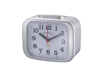 Analogový budík Modell XL silver