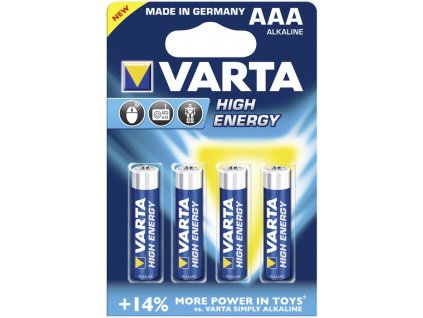 Baterie AAA/LR03 VARTA High Energy 4ks (blistr)