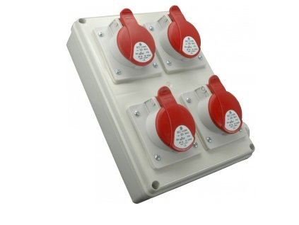 Zásuvková rozvodnice 4x3243, IP 44