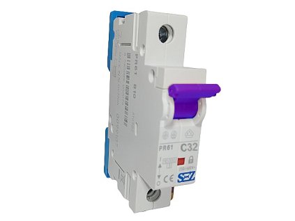 Jistič jednopólový charakteristika C, 32 A, 10 kA
