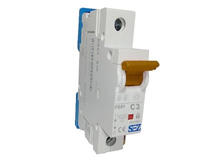 Jistič jednopólový charakteristika C, 3 A, 10 kA