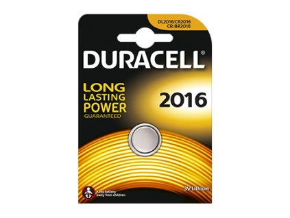 Baterie 3V CR2016 DURACELL 1ks (blistr)